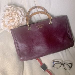 Gucci bamboo handle purse